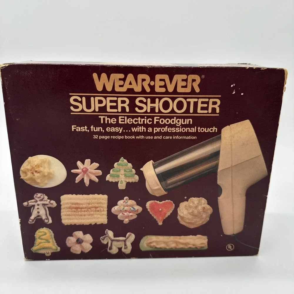 Wear-Ever 70123 Super Shooter Electric Cookie Press Complete Tested Vintage